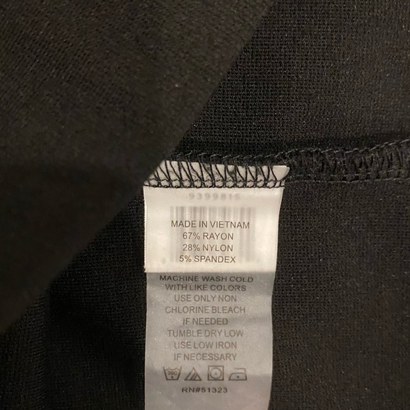 Vince Camuto black legging trouser pull on pants size XS - Picture 3 of 8